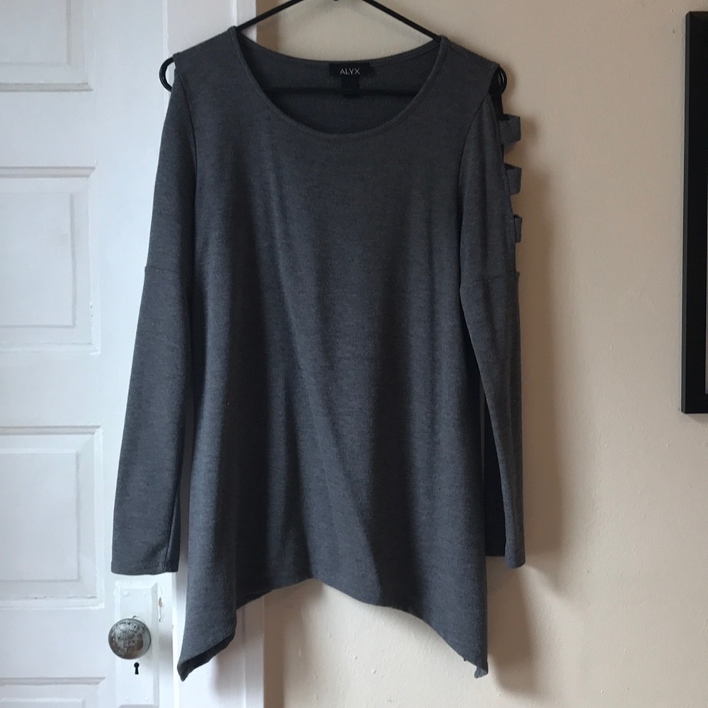 ALYX - Grey Cold-Shoulder Tunic